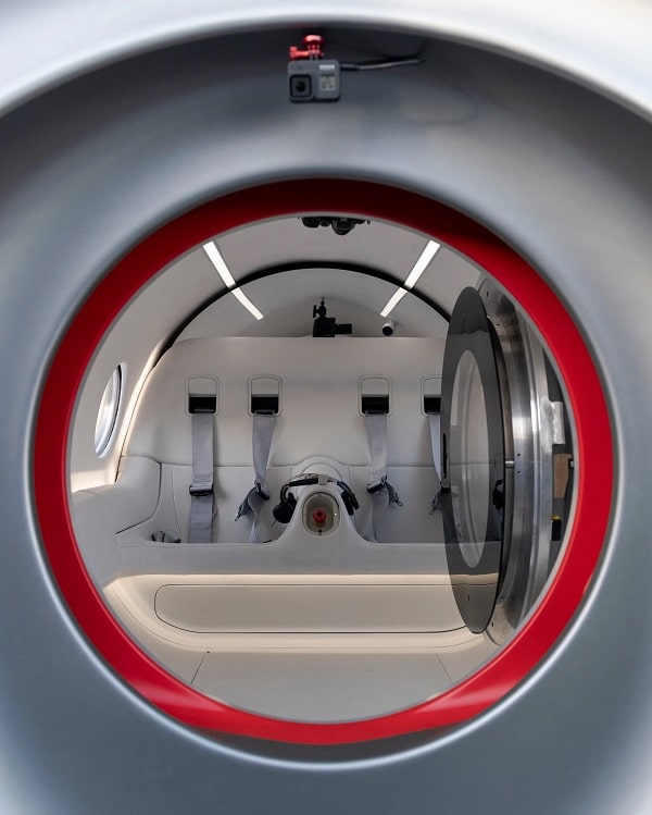 photo cabine pod hyperloop Virgin Hyperloop
