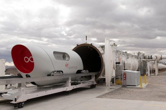 premier test humain réussi pour hyperloop Virgin Hyperloop couv
