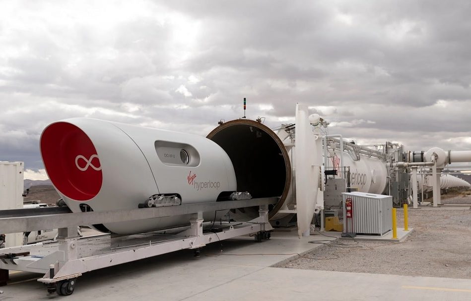 premier test humain réussi pour hyperloop Virgin Hyperloop couv