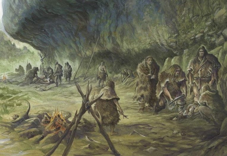 ossements enfant vieux 40000 ans resolvent mystere neandertal