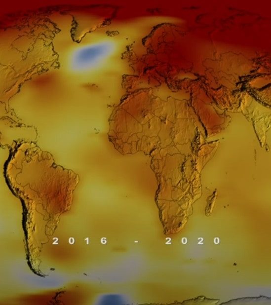 records températures mondiales 2020