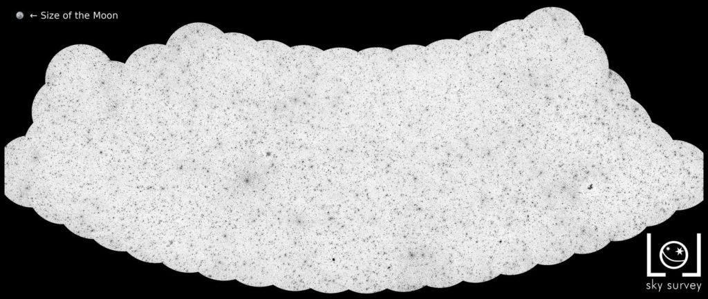 carte ciel 25000 trous noirs supermassifs lofar