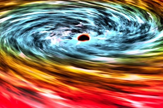 premiere fois phenomene retroaction trous noirs simule laboratoire