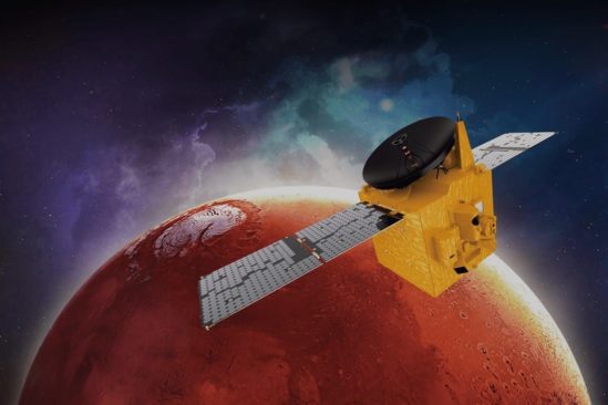 sonde spatiale hope placee succes orbite autour mars