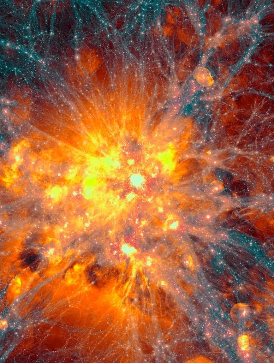 astrophysiciens simulent amas microscopiques issus big bang