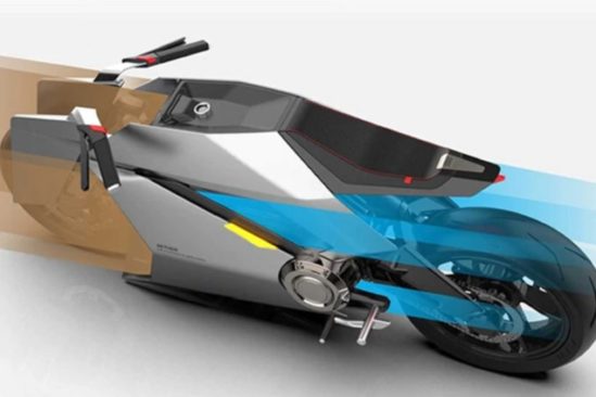 concept moto electrique purificateur air roues