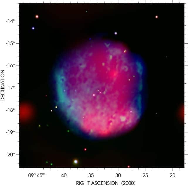 image remanent supernova hoinga rayons x