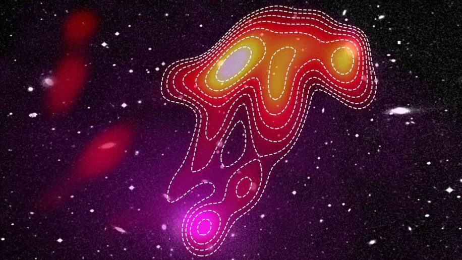 uss jellyfish galaxie méduse ondes radio