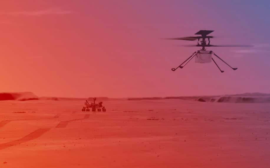 vol hélicoptère Ingenuity Mars