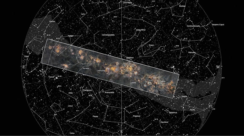 zone correspondante photo plan galaxie