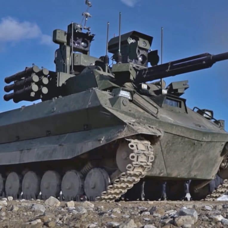 char combat autonome armée russe