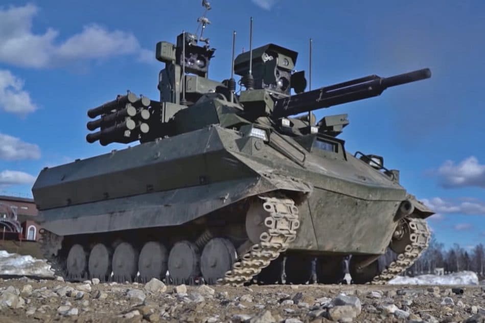 char combat autonome armée russe