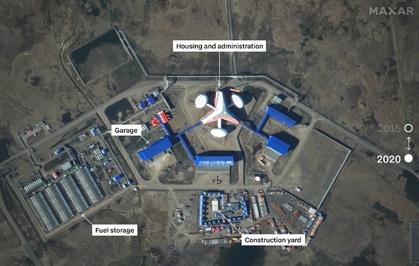 image satellite base militaire russie