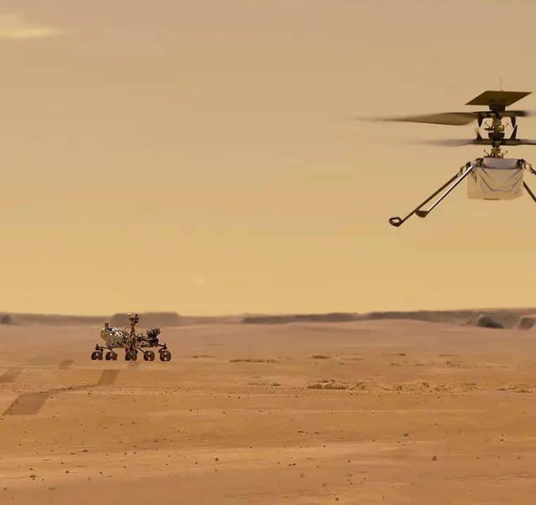 premier vol reussi pour helicoptere martien ingenuity couv