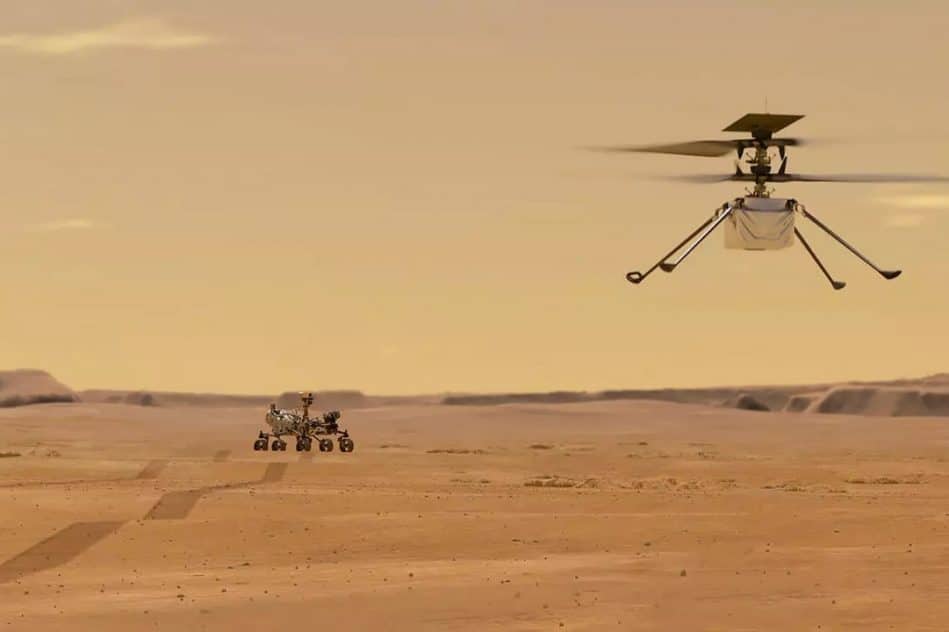 premier vol reussi pour helicoptere martien ingenuity couv