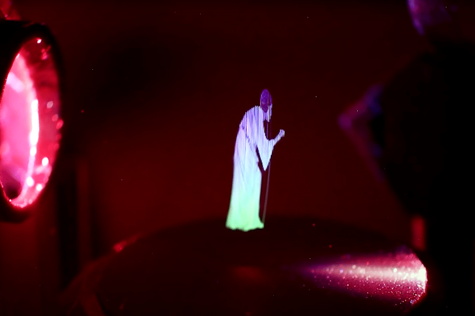 chercheurs creent hologrammes realistes se deplacant dans les airs couv