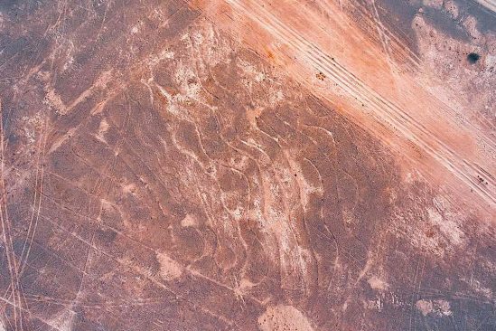 enorme spirale découverte desert indien plus grand dessin jamais realise