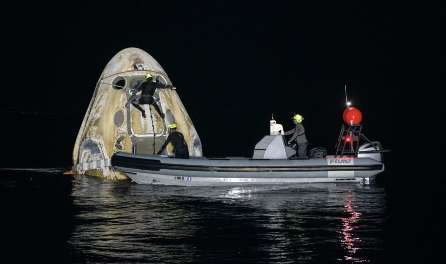 retour capsule Crew-1 SpaceX