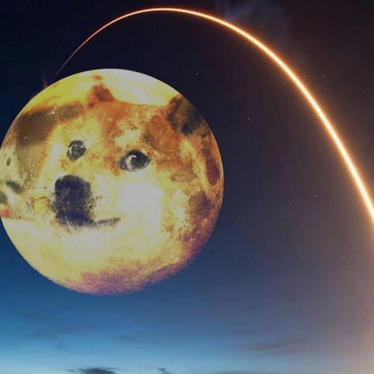 spacex prevoit lancer satellite finance dogecoin autour lune