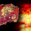 trinitite rouge sable desert essai nucleaire trinity quasicristal