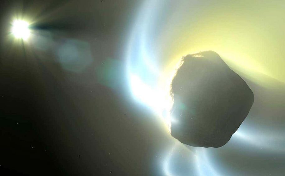comete geante vient entrer dans systeme solaire