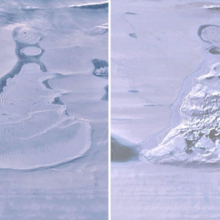 drainage lac antarctique