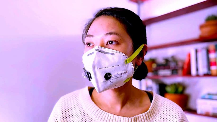 masque facial permettant detecter covid-19