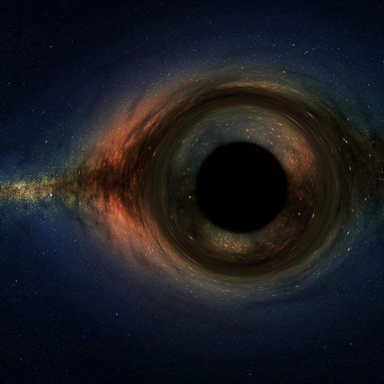 description mathematique trous noirs reflechissent univers