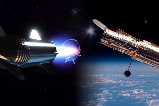 elon musk suggere transformer vaisseau starship en telescope spatial geant