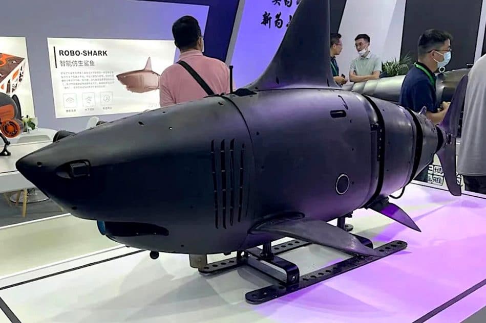 robo-shark sous-marin autonome salon technologie militaire chine