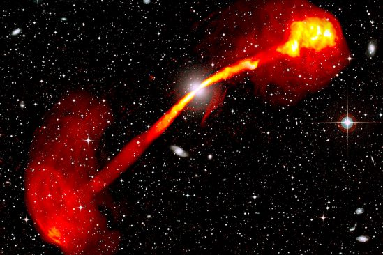 telescope meerkat capture image epoustouflante radiogalaxie