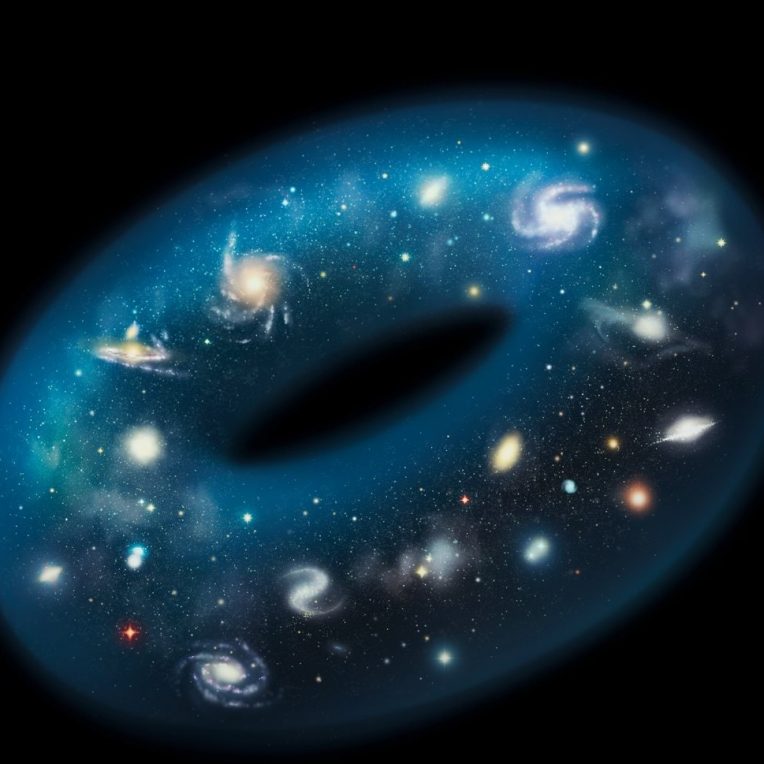 univers pourrait avoir forme donut 3d couv