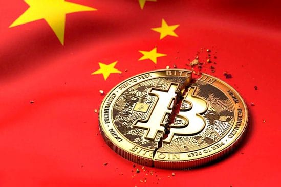chine rend illegales transactions cryptomonnaies chute bitcoin