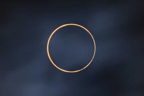 éclipse annulaire gagnant concours photo 2021