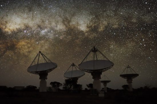 signal radio objet inconnu galaxie