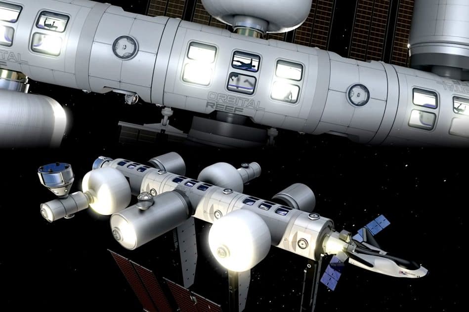 blue origin sierra space conception station spatiale commerciale