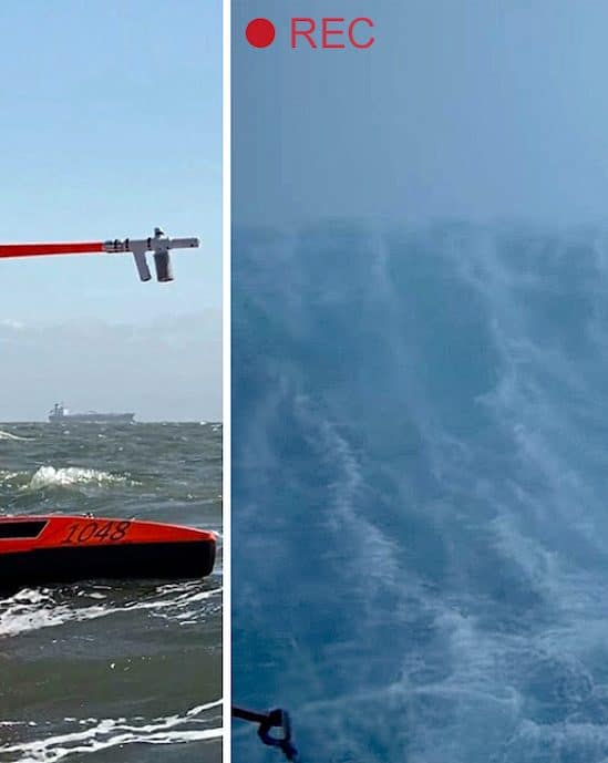 premiere fois drone oceanique capture images interieur ouragan