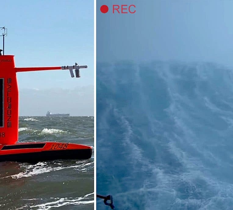 premiere fois drone oceanique capture images interieur ouragan