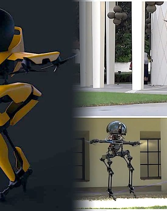 robot bipede leonardo capable voler faire skateboard et equilibrisme sur corde