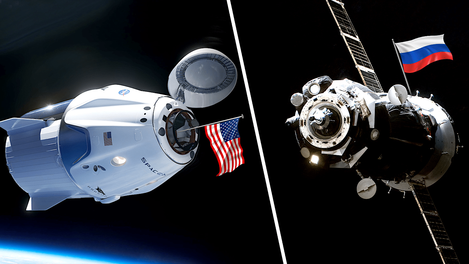 La Russie "abandonne" face à SpaceX : ses cosmonautes utiliseront Crew Dragon pour se rendre à l'ISS