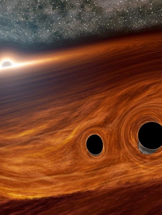 détection lumière fusion trous noirs