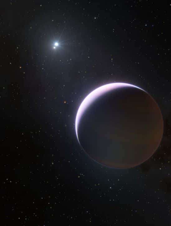 énorme exoplanète étoile binaire massive
