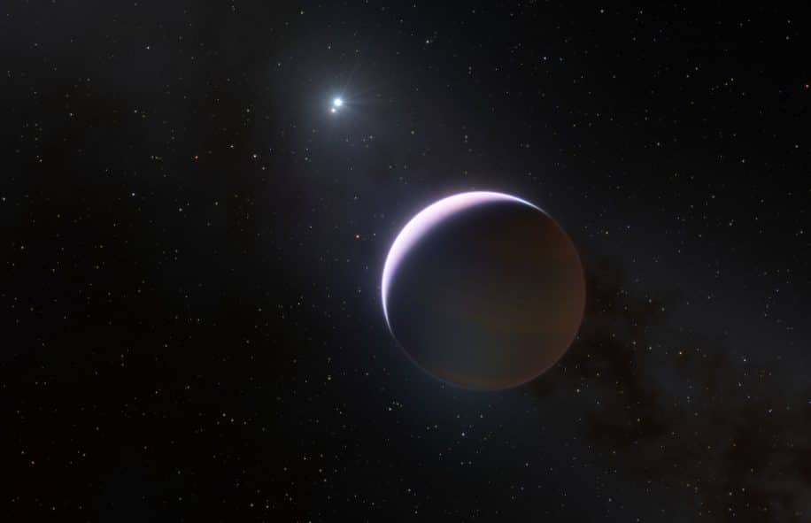 énorme exoplanète étoile binaire massive