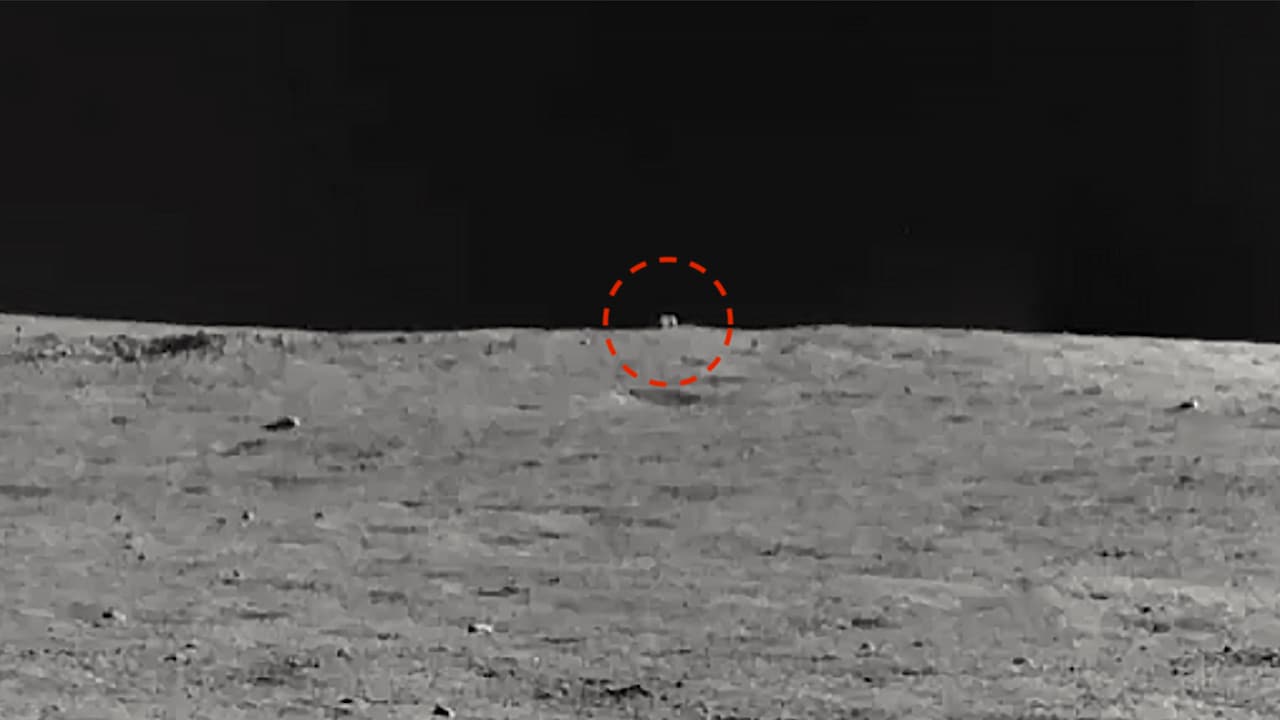 Le rover chinois découvre un « cube » étrange sur la face cachée de la Lune