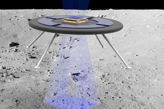 soucoupe volante explorer lune asteroides