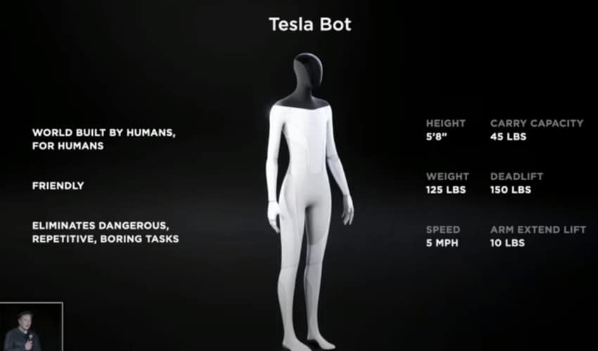 robot domestique tesla