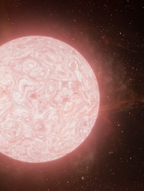 astronomes observent explosion supergeante rouge pour premiere fois