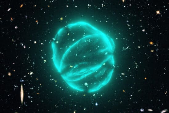 etrange cercle radio orc trous noirs supermassif couv