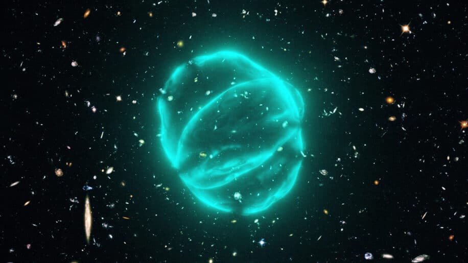 etrange cercle radio orc trous noirs supermassif couv