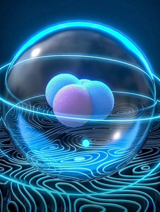 mesure masse antiproton hélium superfluide